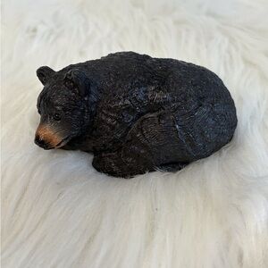 Charming Black Bear Figurine